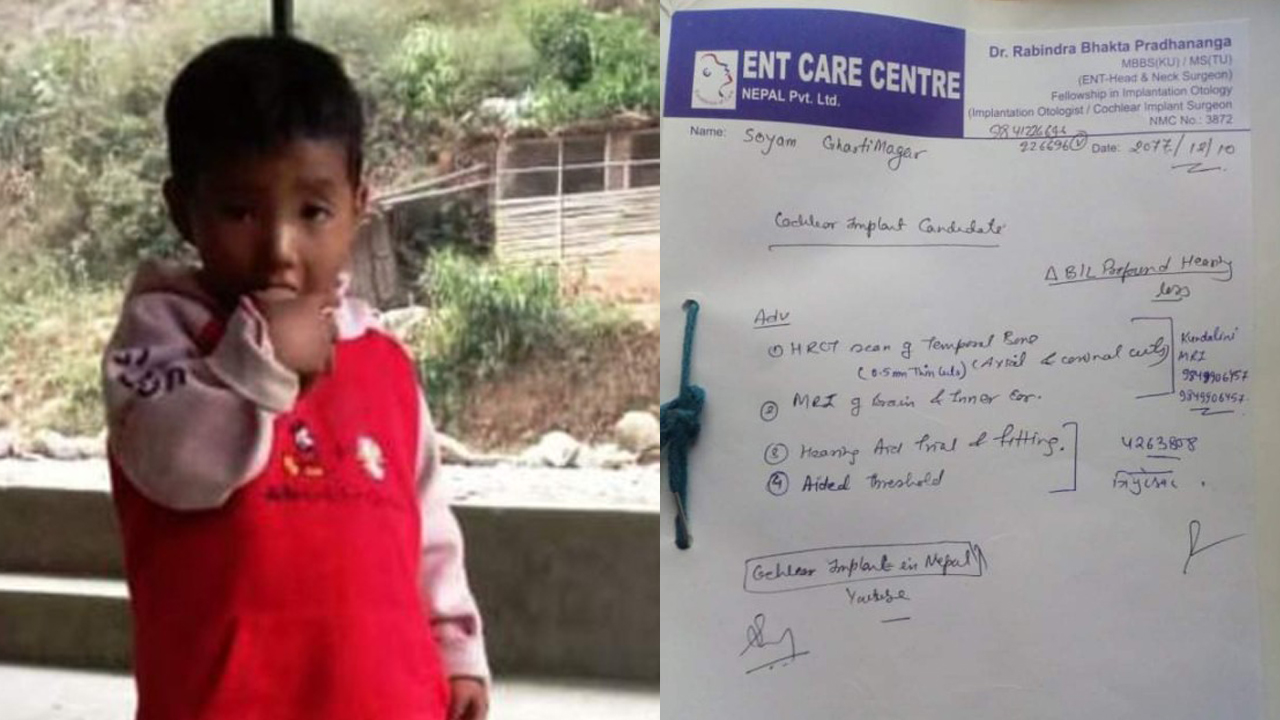 बडिगाडका तीन वर्षीय घर्तीको जीवन रक्षाका लागि सहयोगको अपिल !