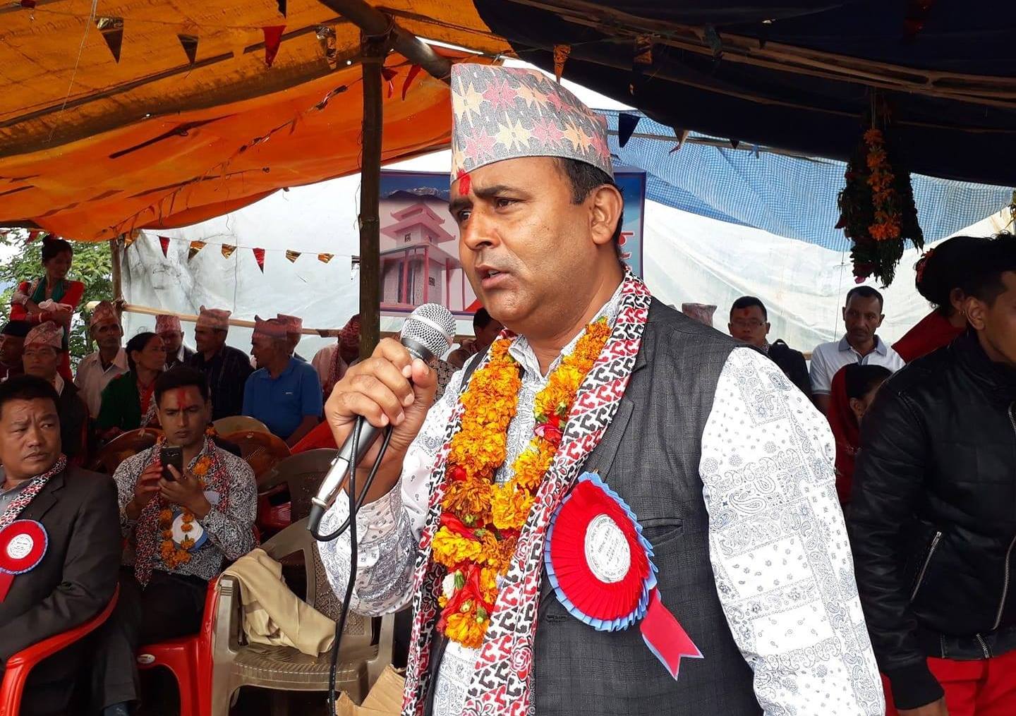 नेकपा एमाले बागलुङको सचिवमा विष्णु भुषाल निर्विरोध !