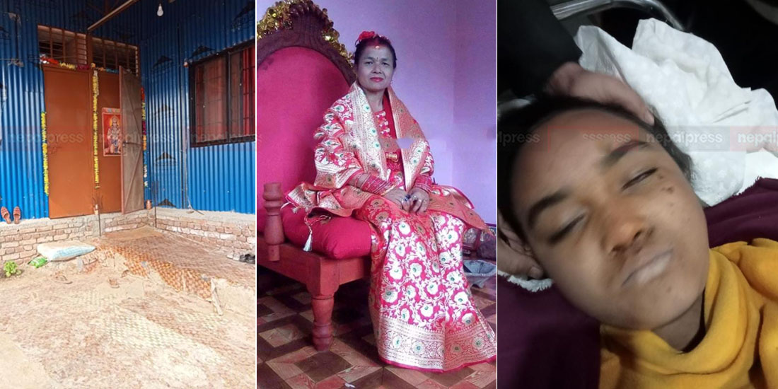 उपचारका नाममा माताको टहरोभित्र बालिकाको हत्या