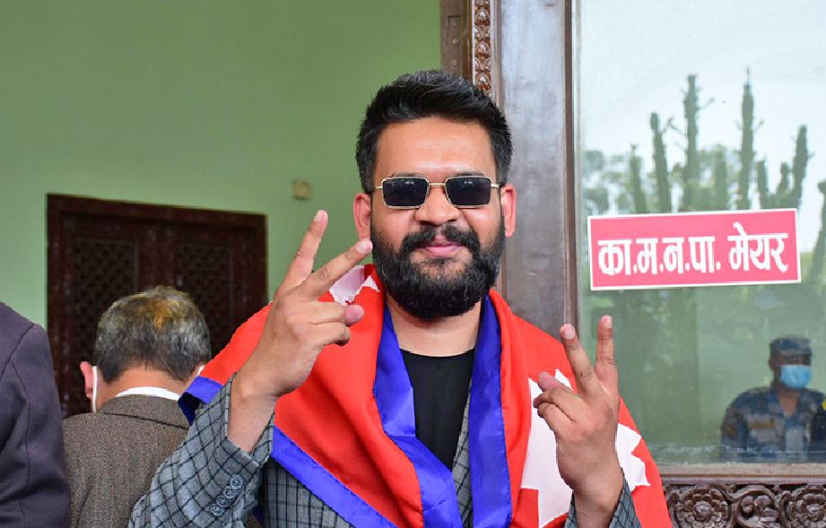 काठमाडौंको मेयरमा बालेनको जित सुनिश्चित