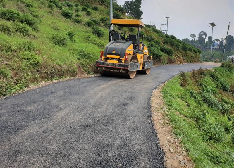 गुल्मीमा एक बर्षमा जम्मा १०.५ किलोमिटर मात्रै बाटो पिच