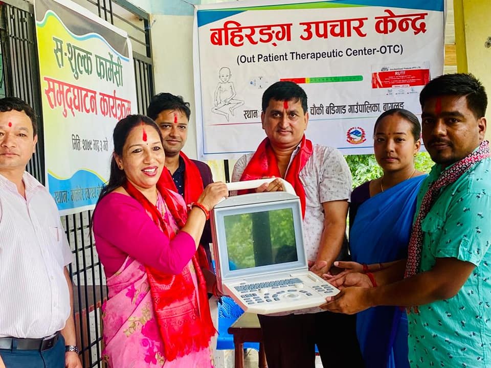 बडिगाडमा पहिलोपटक भिडियो एक्स-रे र ईसीजी सेवा सुरु