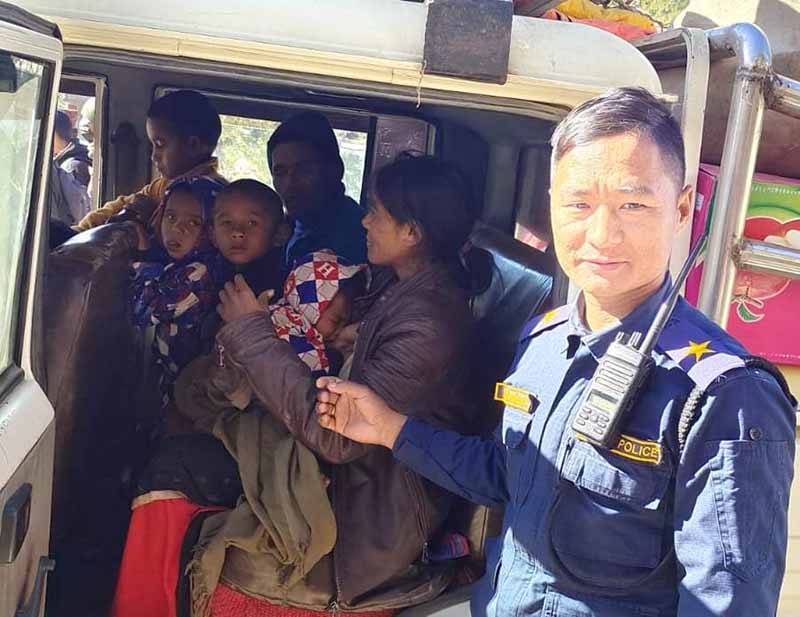 बडिगाडका बेवारिसे परिवारको उद्धार
