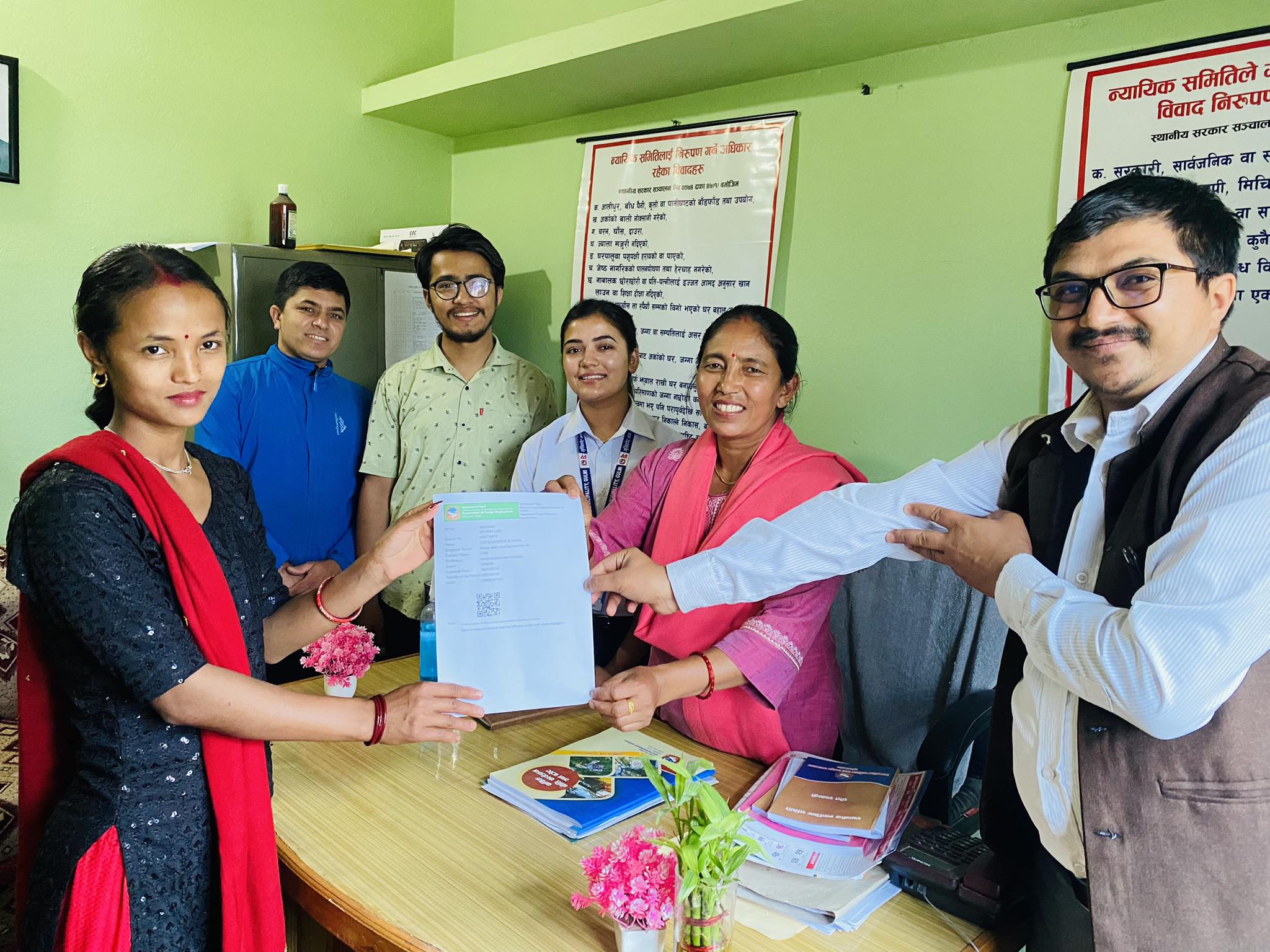 मुसिकोट नगरपालिकाले पालिकाबाटै श्रम स्वीकृति दिन थाल्यो