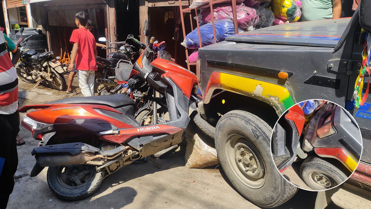 बागलुङमा जीपको ठक्करबाट एक महिला घाईते