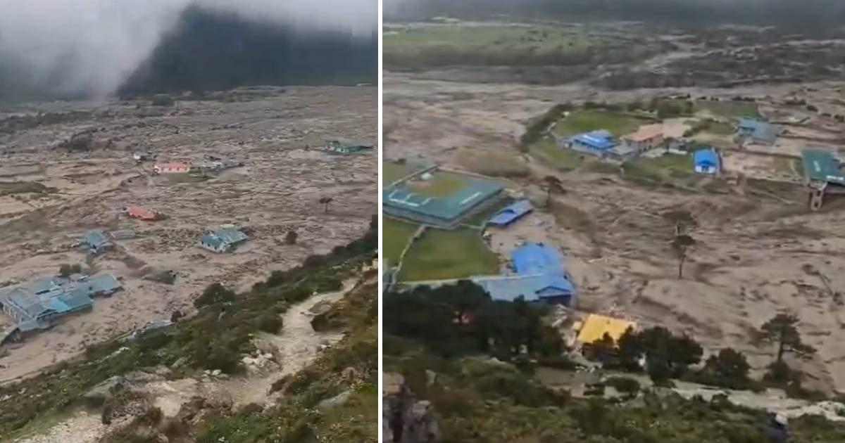 लेदोसहितको बाढीले बगायो विद्यालयको छात्रावास र ६ वटा घर