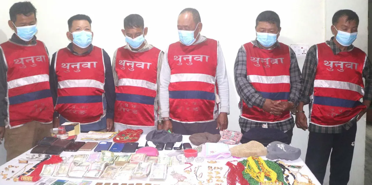 नक्कली सुन देखाइ ठगी गर्ने ६ जना पक्राउ