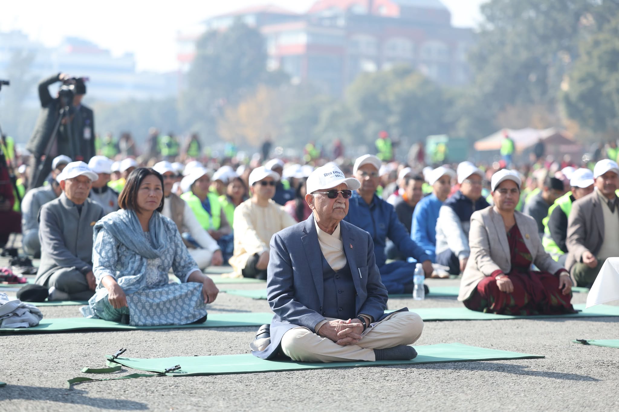 टुँडिखेलमा ध्यानमग्न प्रधानमन्त्री