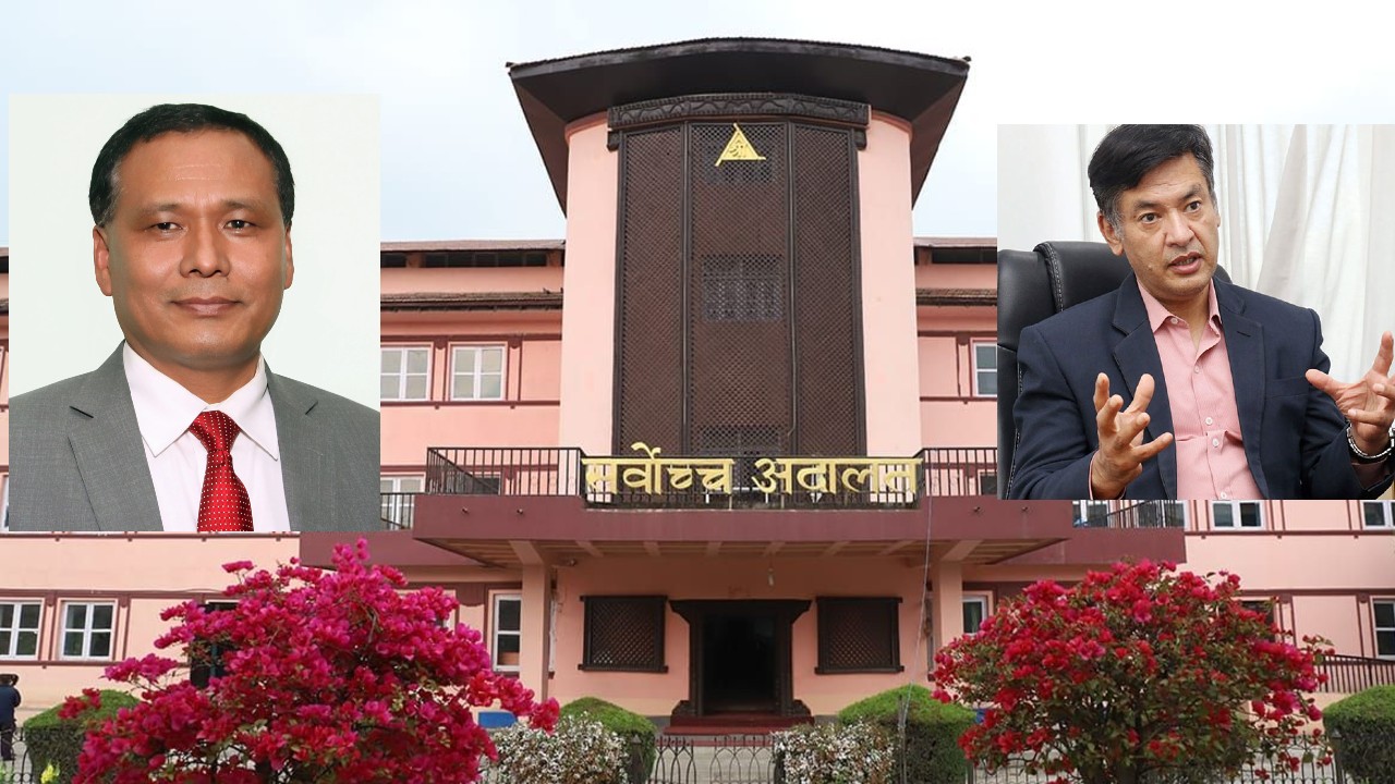 कुलमान घिसिङ र हितेन्द्रदेव शाक्य पुगे सर्वोच्च अदालत