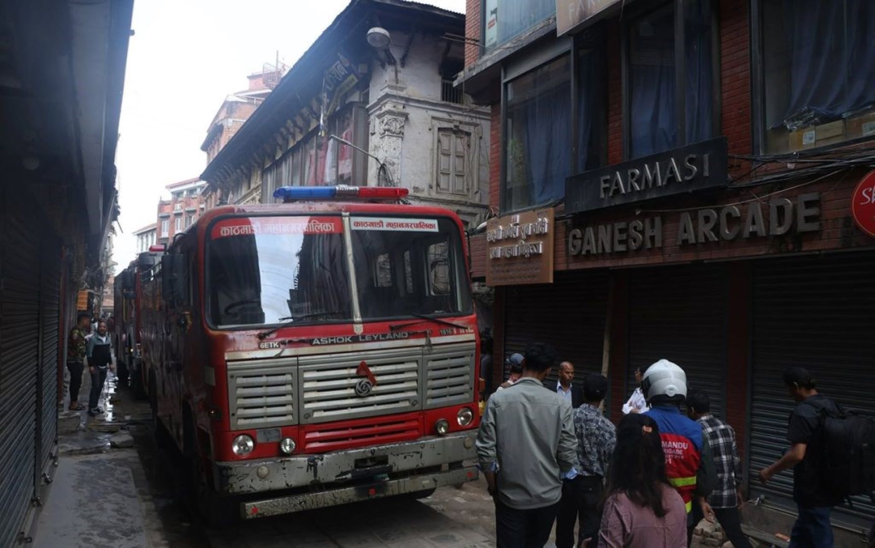 ग्यास चुहिएर मखनटोलमा आगलागी, एक जनाको मृत्यु