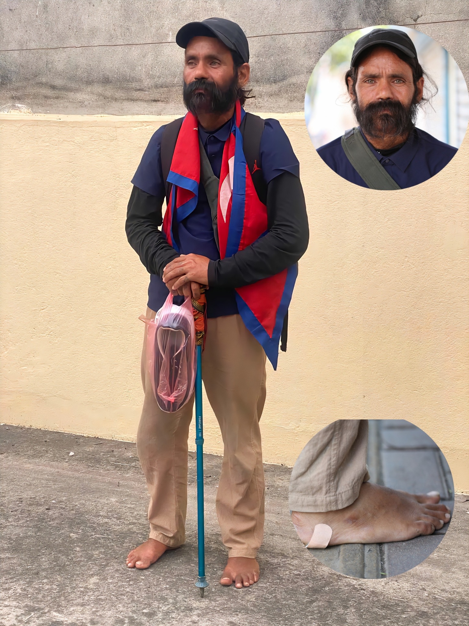 ३१ दिन पैदल हिँडेर आए तर प्रधानमन्त्रीले भेटेनन्, कर्मचारीले जुत्ता दिएर फर्काए
