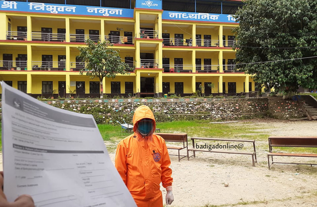बडिगाड गाउँपालिकाका कोरोना सक्रंमितको कन्ट्याक ट्रेसिङ सुरु !
