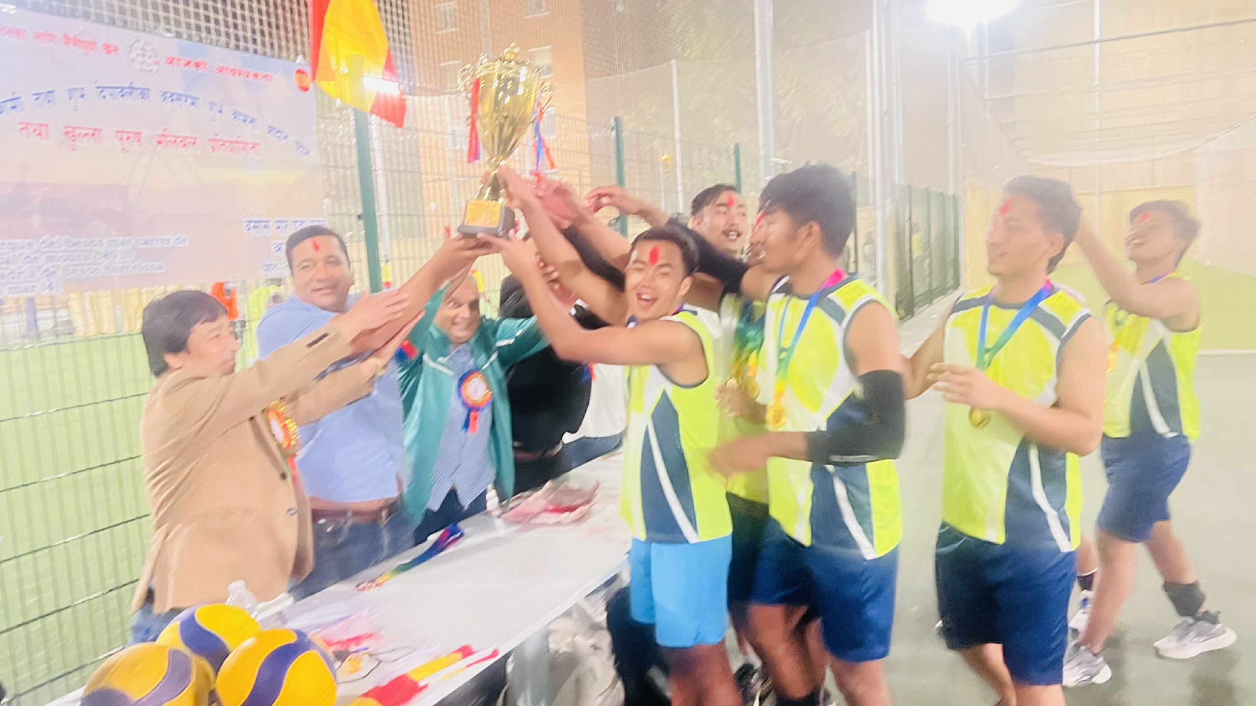 बेसोस मार युवा क्लब स्पेनद्वारा  भलिबल प्रतियोगिता सम्पन्न