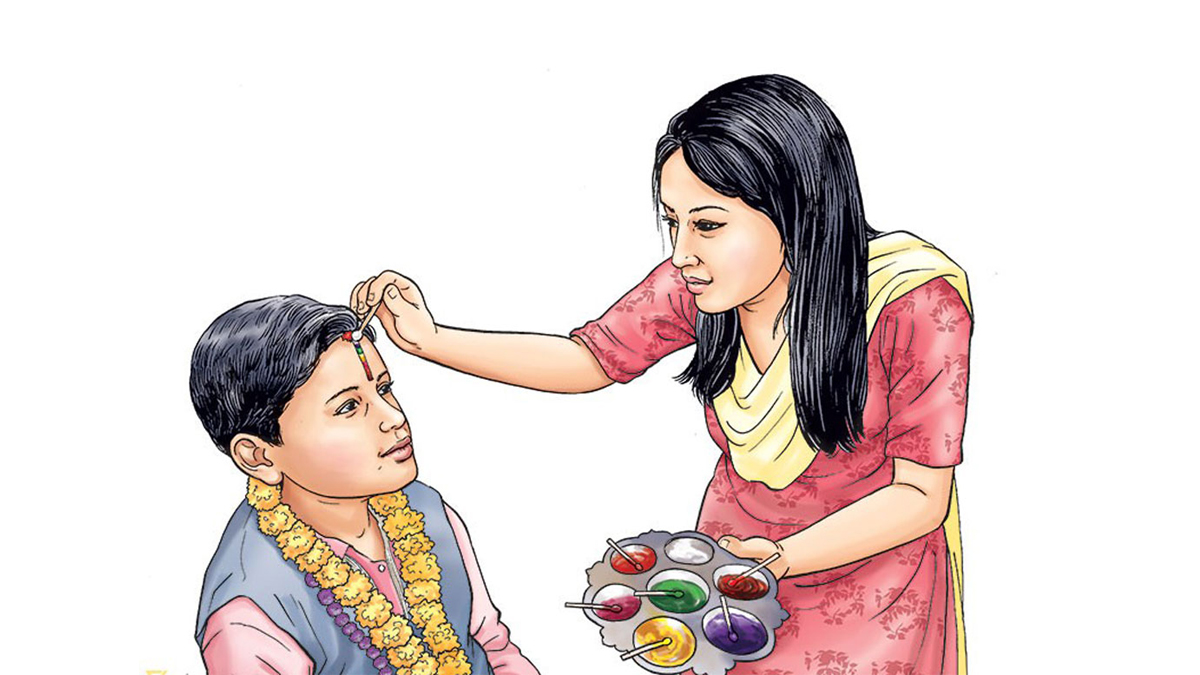 आज तिहारको मुख्य दिन भाइटीका, उत्तम साइत बिहान ११ः३९ बजे