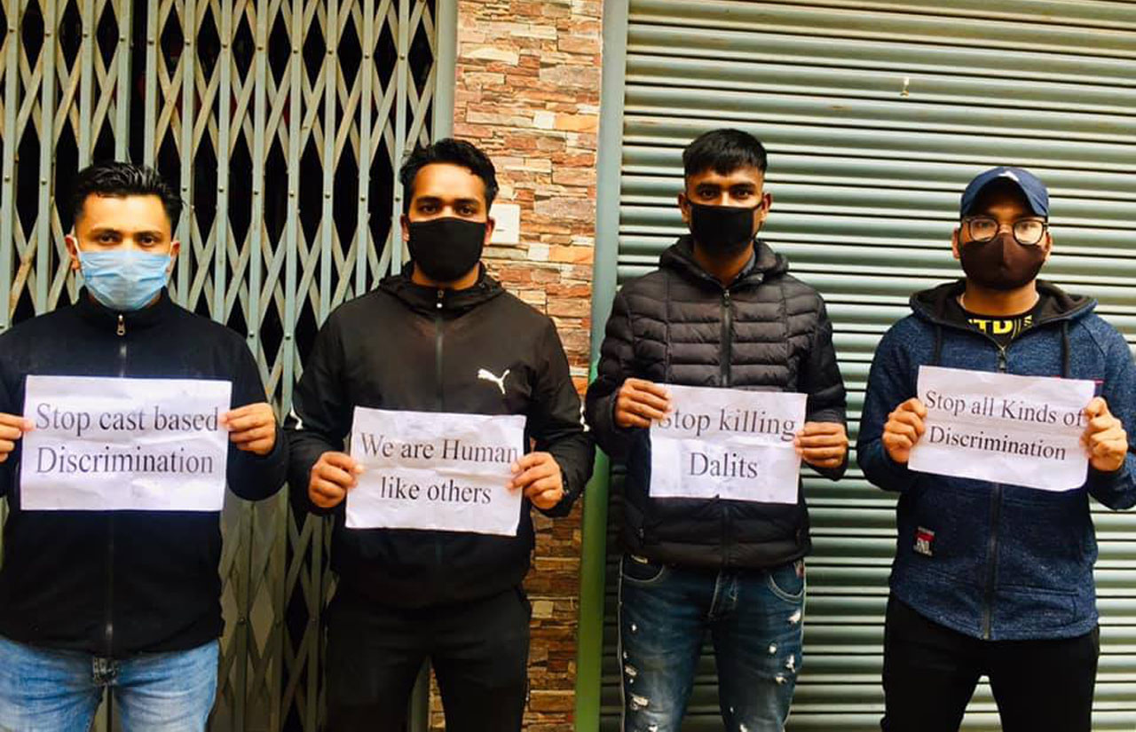 बागलुङ पश्चिमका दलितअधिकारकर्मीद्धारा रुकुम घटनाका दोषीलाई कारवाहीको माग !