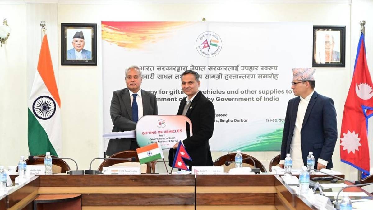 निर्वाचनका लागि भारतले नेपाललाई दियो तेस्रो चरणको सहयोग