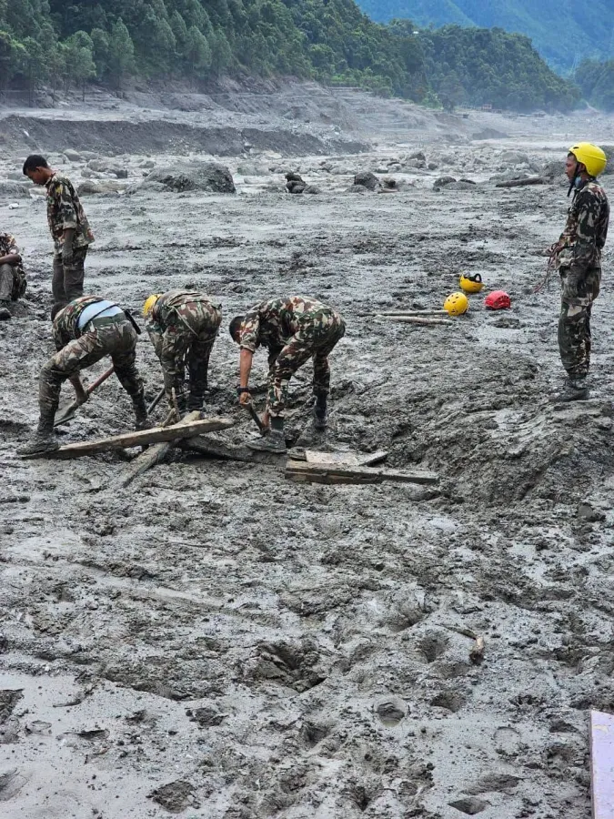रसुवा बाढी : ९३९ जनाको शव भेटियो, झन्डै चार हजार सम्पर्कविहीन