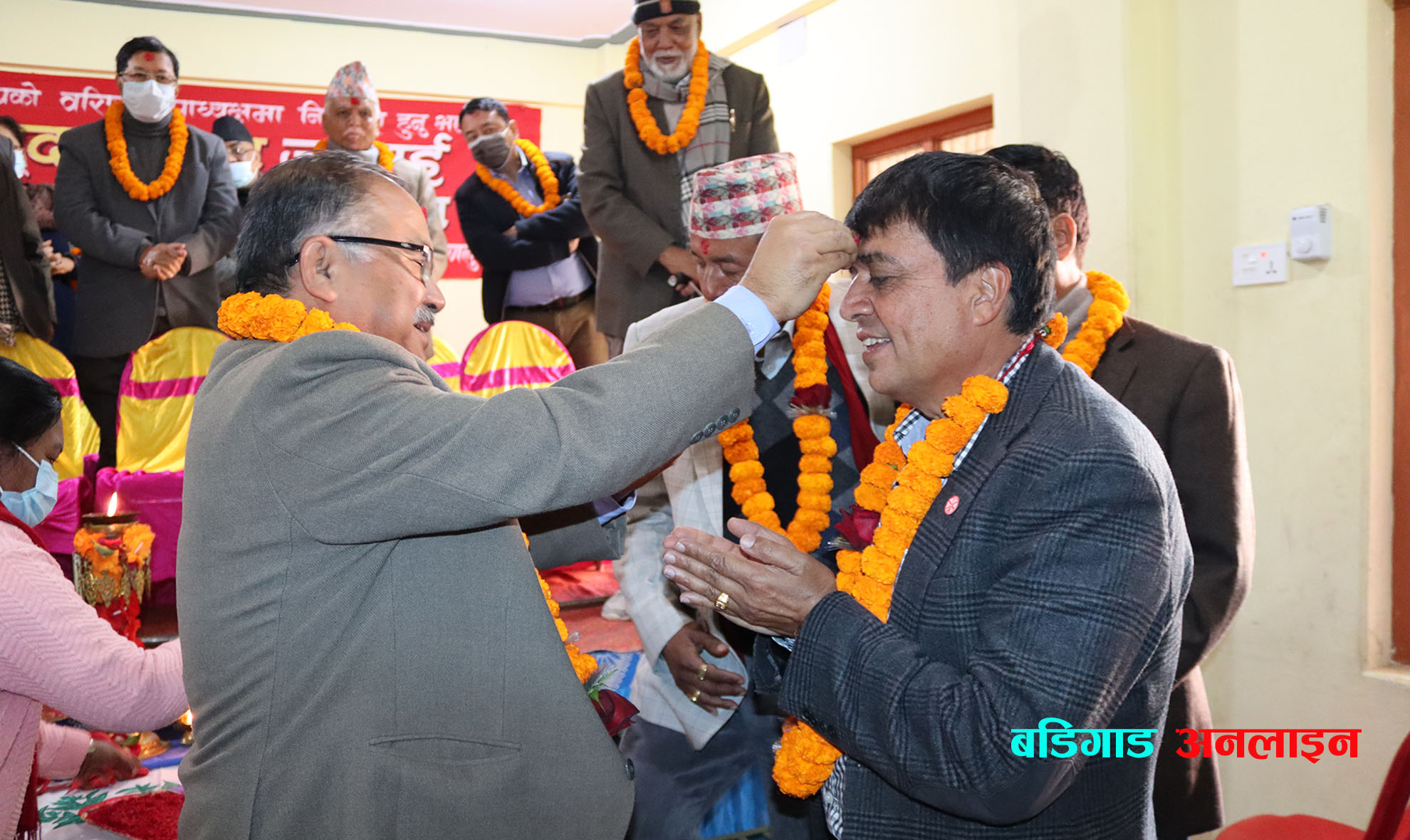 वरिष्ठ उपाध्यक्ष ढकाललाई गृह जिल्ला बागलुङमा सम्मान !
