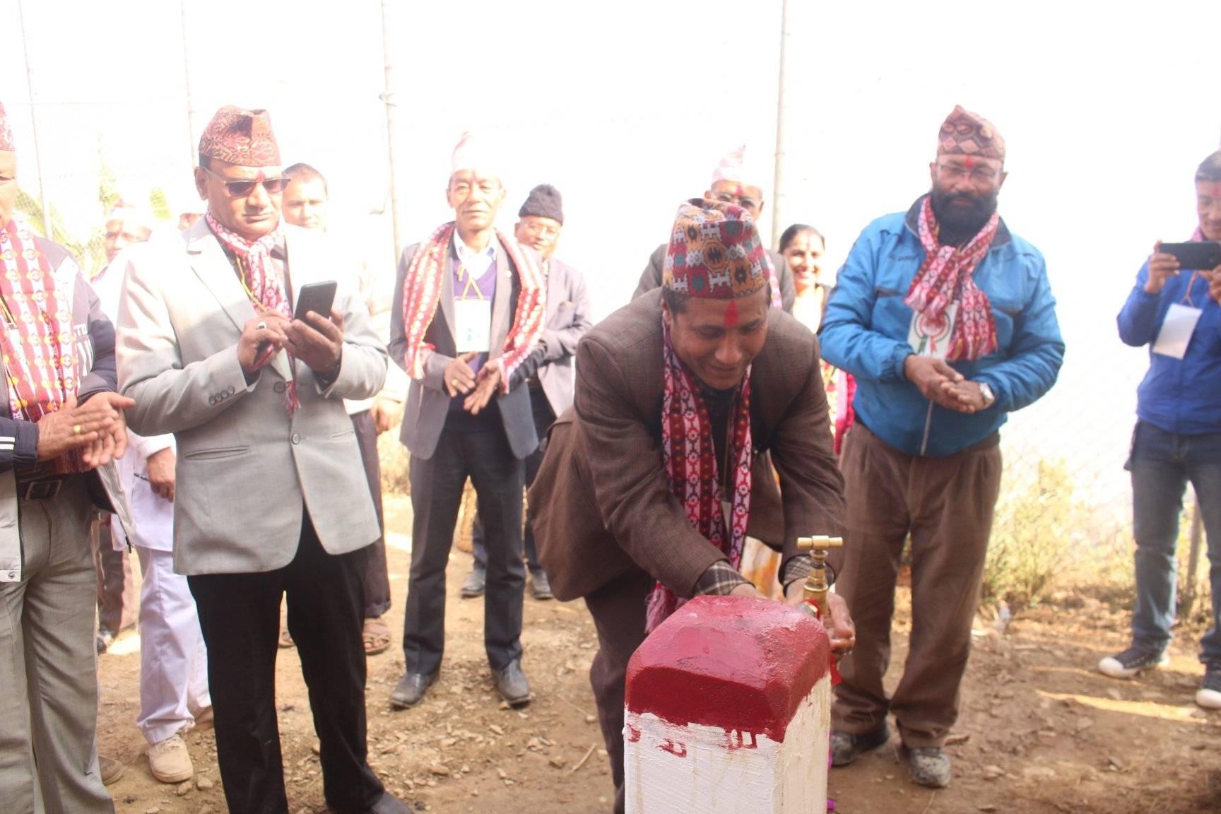 एक घर एक धारा अन्तर्गत ३२ औँ खानेपानी आयोजनाको उद्घाटन !