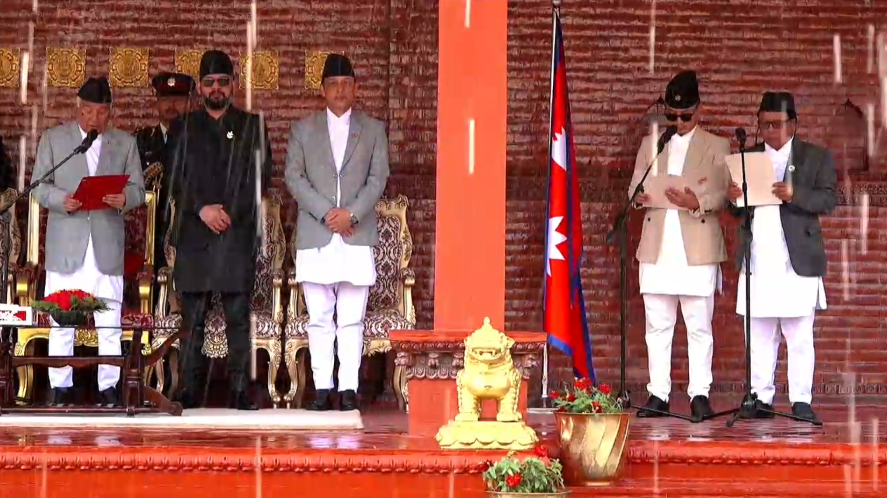 महावीर र सुधनले लिए मन्त्री पदको शपथ, दुवैलाई रोजेकै मन्त्रालय